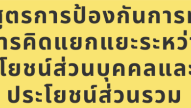 แบบทดสอบ วัดความรู้ความเข้าใจเกี่ยวกับการขัดกันระหว่างผลประโยชน์ส่วนบุคคลกับผลประโยชน์ส่วนรวม พร้อมรับเกียรติบัตรฟรี จาก สพป.พิจิตร เขต 2